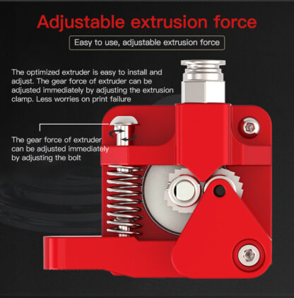Creality 3D Extruder Kit(Red Double Gear) - Bilde 2