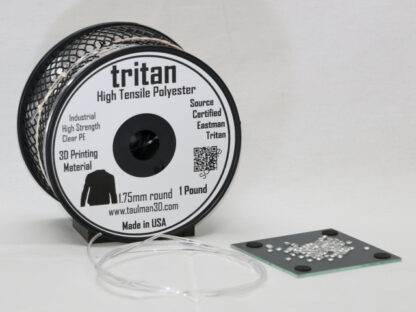 Taulman Tritan High Tensile Polyester Filament  - 1.75 mm - 450g spool - clear