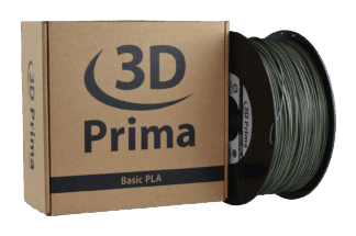 3D Prima Basic PLA - 1.75mm - 1 kg - Grey/Green