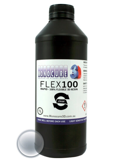 Monocure 3D Rapid FLEX100 Resin - 1 liter - Clear