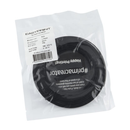 EasyPrint PLA Sample - 1.75mm - 50 g - Black