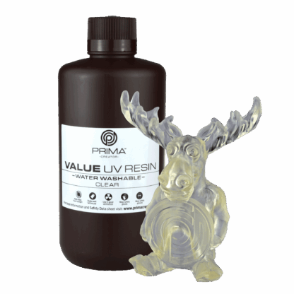 PrimaCreator Value Water Washable UV Resin - 1000 ml - Clear