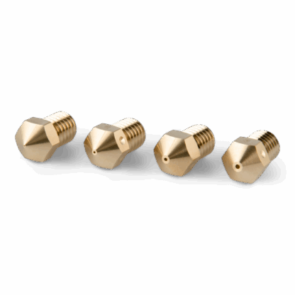 RepRap M6 Mixed Size Brass Nozzle 3mm - 4 pcs