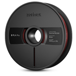 Zortrax Z-PLA Pro filament - 1,75mm - 800g - Brick
