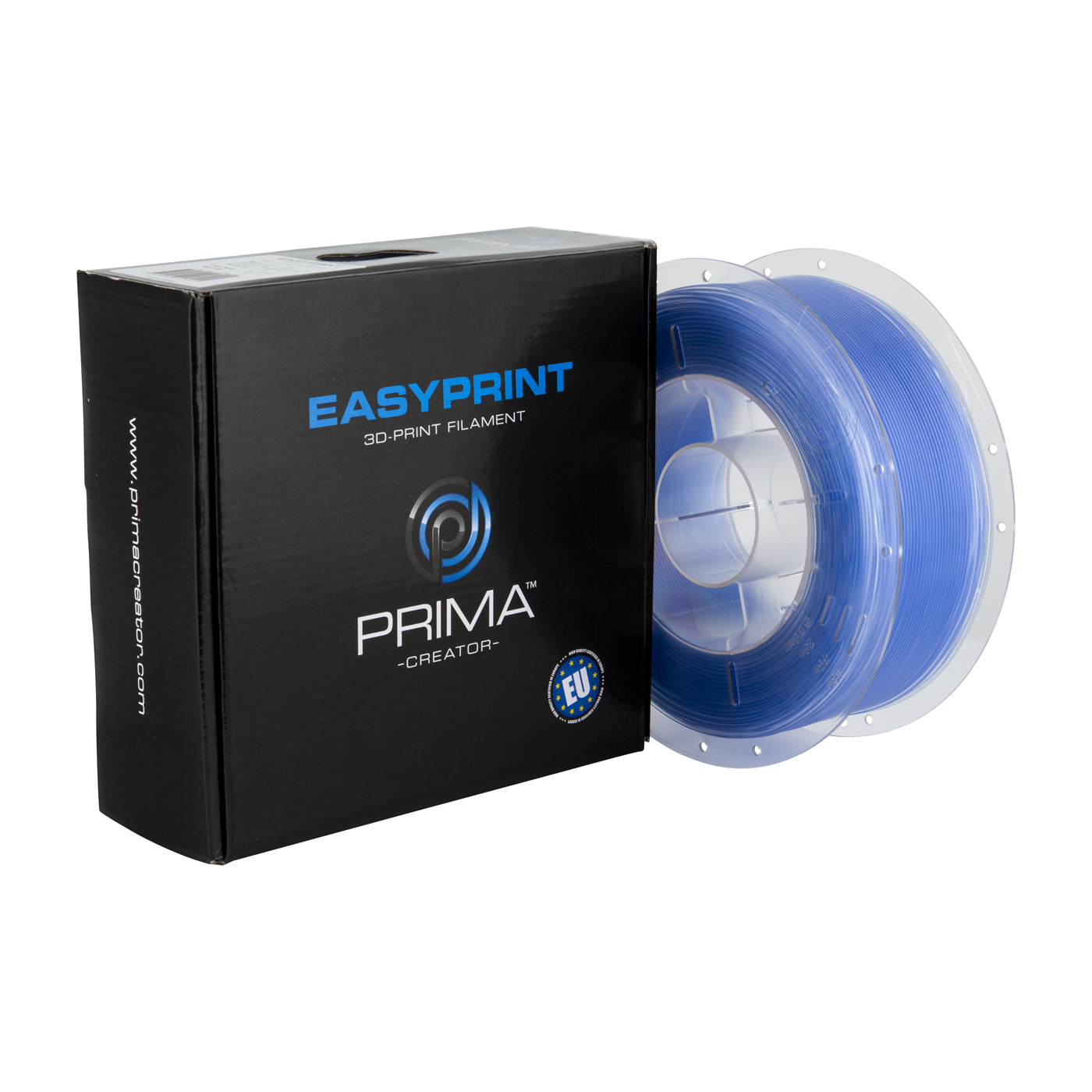 EasyPrint PETG - 1.75mm - 1 kg - Gjennomsiktig Blå