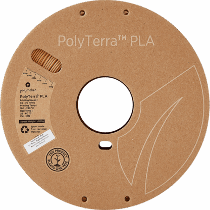 Polymaker Polyterra PLA - 1.75mm - 1Kg - Wood Brown - Bilde 3