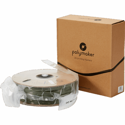 Polymaker Polyterra PLA - 1.75mm - 1Kg - Army Dark Green - Bilde 2