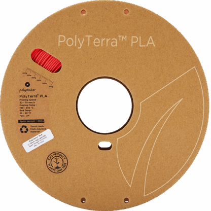 Polymaker Polyterra PLA - 1.75mm - 1Kg - Lava Red - Bilde 3