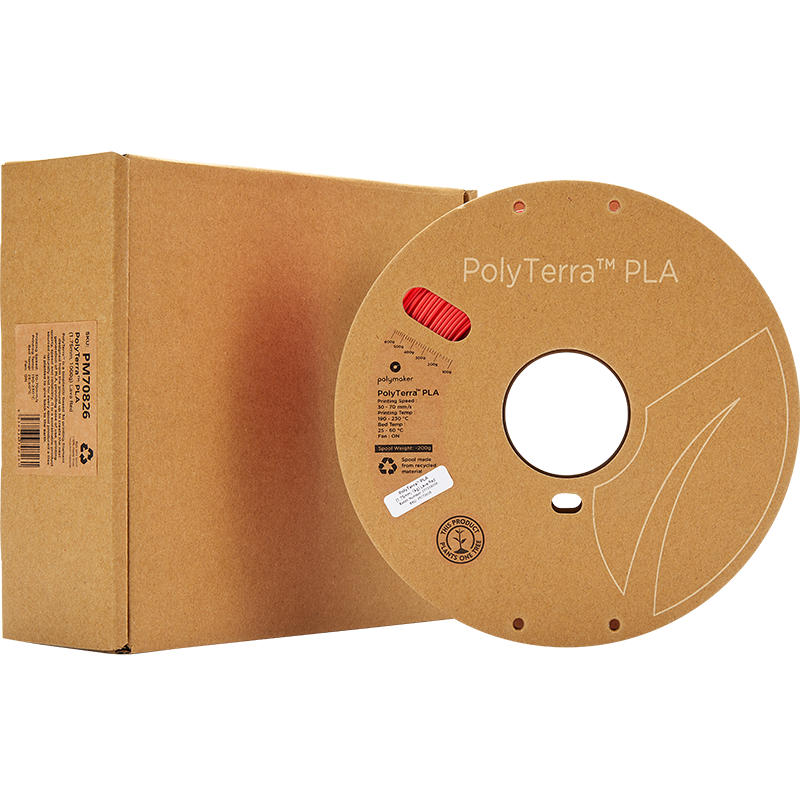 Polymaker Polyterra PLA - 1.75mm - 1Kg - Lava Red