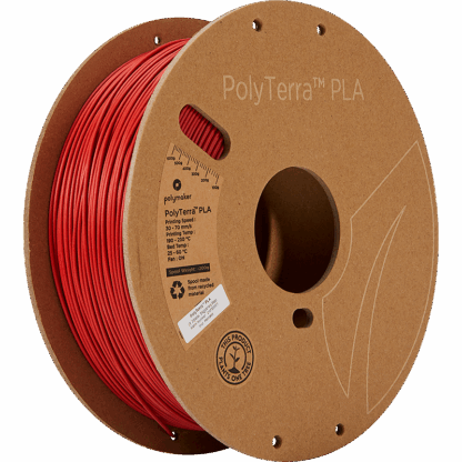 Polymaker Polyterra PLA - 1.75mm - 1Kg - Army Red