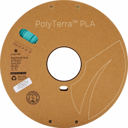 Polymaker Polyterra PLA - 1.75mm - 1Kg - Arctic Teal - Bilde 3