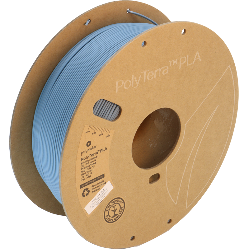 Polymaker Polyterra PLA - 1.75mm - 1Kg - Muted Blue