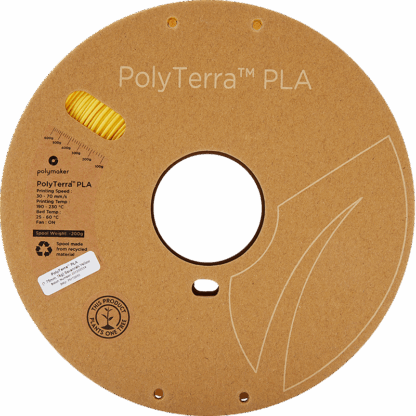 Polymaker Polyterra PLA - 1.75mm - 1Kg - Savannah Yellow - Bilde 2