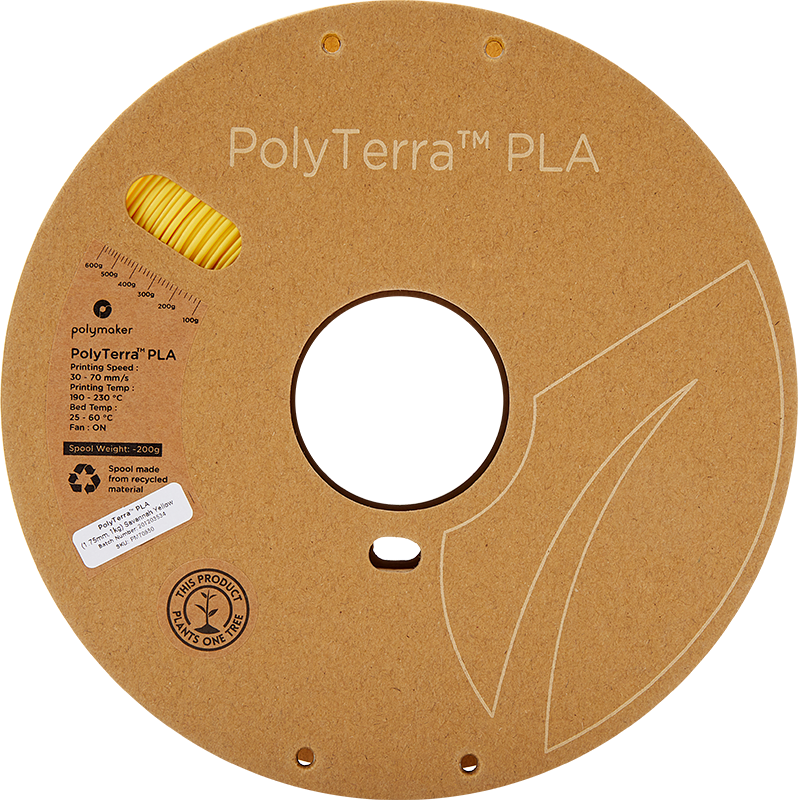 Polymaker Polyterra PLA - 1.75mm - 1Kg - Savannah Yellow