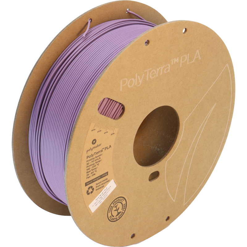 Polymaker Polyterra PLA - 1.75mm - 1Kg -  Muted Purple