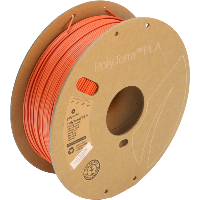 Polymaker Polyterra PLA - 1.75mm - 1Kg - Muted Red