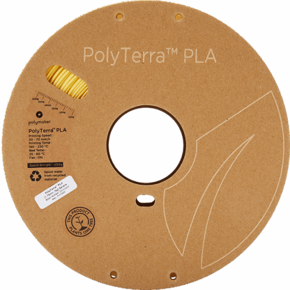Polymaker Polyterra PLA - 1.75mm - 1Kg - Banana - Bilde 3