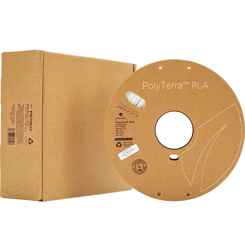 Polymaker Polyterra PLA - 1.75mm - 1Kg - Cotton White