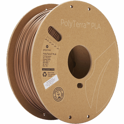 Polymaker Polyterra PLA - 1.75mm - 1Kg -  Earth Brown