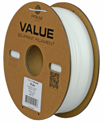 PrimaValue PLA+ - Hvit - 1 kg - Bilde 4