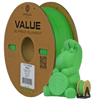 PrimaValue PLA+ - Grønn - 1 kg