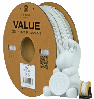 PrimaValue PLA+ - Lys Grå - 1 kg