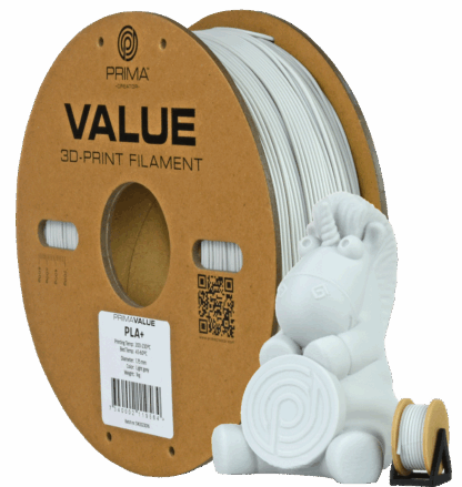 PrimaValue PLA+ - Lys Grå - 1 kg