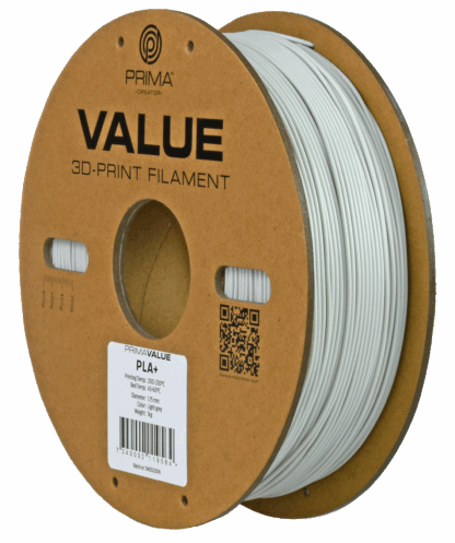 PrimaValue PLA+ - Lys Grå - 1 kg - Bilde 3