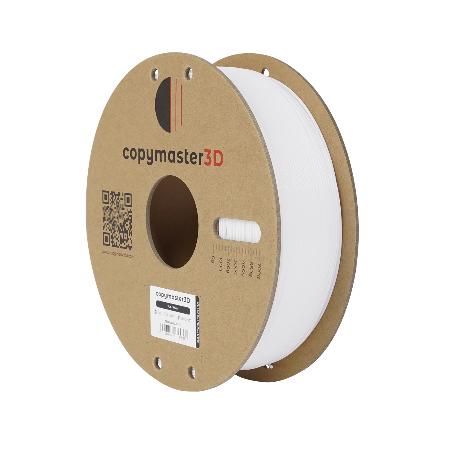 Copymaster3D PLA - Hvit - 1 kg