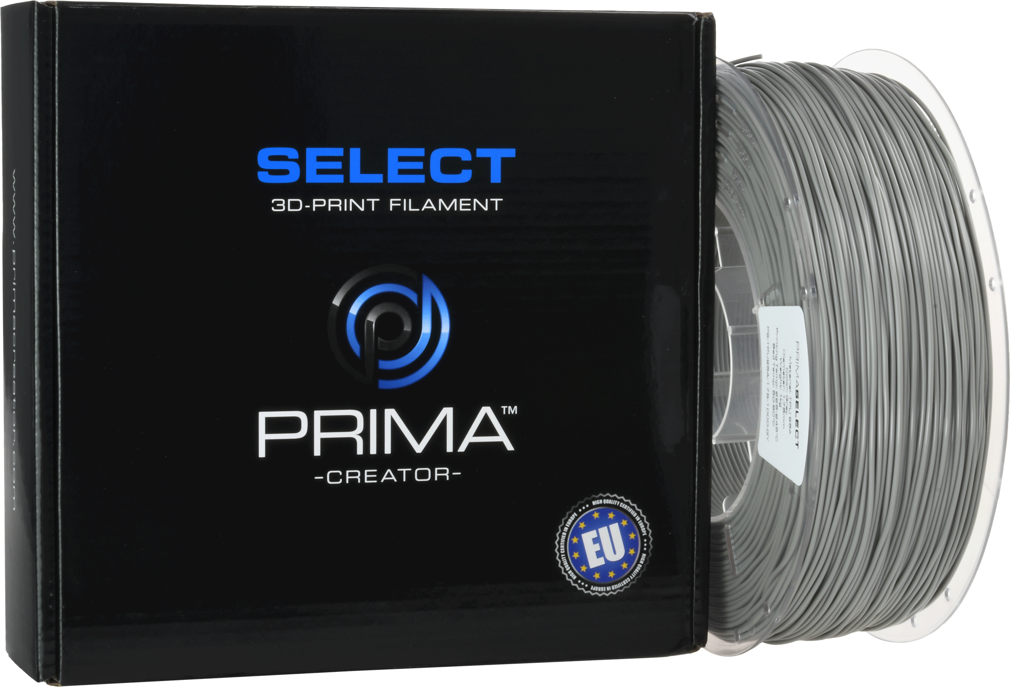 PrimaSelect TPU 95A - 1.75mm – 1 kg – Grå