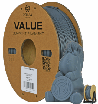 PrimaValue ABS - 1.75mm – 1 kg – Mørk Grå