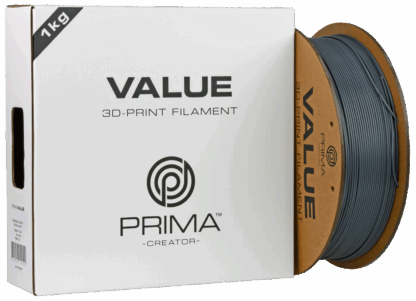 PrimaValue ABS - 1.75mm – 1 kg – Mørk Grå - Bilde 2