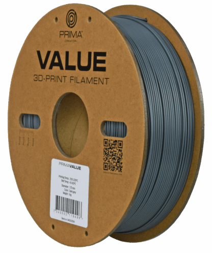 PrimaValue ABS - 1.75mm – 1 kg – Mørk Grå - Bilde 4