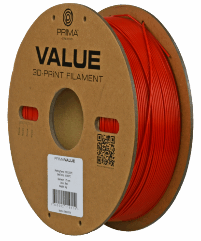 PrimaValue ABS - 1.75mm – 1 kg – Rød - Bilde 4